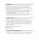 Preview for 2 page of Cypress CHQV-2H Operation Manual