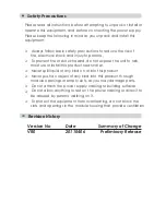 Preview for 3 page of Cypress CLUX-16E Operation Manual