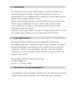 Preview for 2 page of Cypress CLUX-H2SDI Operation Manual