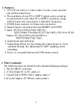 Preview for 3 page of Cypress CP-251F Operation Manual