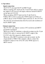 Preview for 4 page of Cypress CP-251F Operation Manual