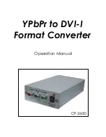 Cypress CP-260D Operation Manual preview