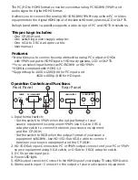 Preview for 2 page of Cypress CP-261H Operation Manual