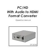 Cypress CP-261HS Operation Manual preview