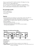 Предварительный просмотр 2 страницы Cypress CP-269D Operation Manual