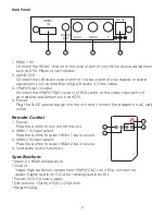 Preview for 3 page of Cypress CP-283HD Operation Manual