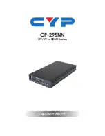 Cypress CP-295NN Operation Manual предпросмотр