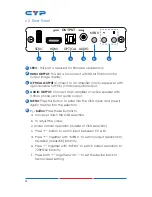 Preview for 8 page of Cypress CP-295NN Operation Manual