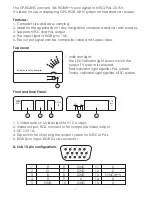 Preview for 2 page of Cypress CP-RGBVS Operation Manual