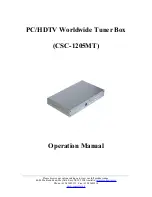 Cypress CSC-1205MT Operation Manuals preview