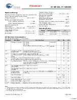 Предварительный просмотр 8 страницы Cypress CY14B108L Specification Sheet