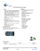 Cypress CY3271 User Manual предпросмотр