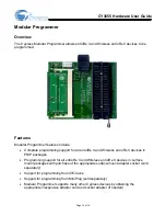 Preview for 10 page of Cypress CY3655 Hardware User'S Manual