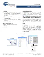 Cypress CY3672-USB Manual preview