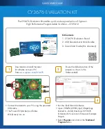 Cypress CY3676 Quick Start Manual preview