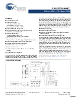 Предварительный просмотр 1 страницы Cypress CY62137FV30 Specification Sheet