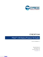 Preview for 1 page of Cypress CY8CKIT-044 Manual