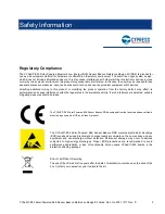 Предварительный просмотр 5 страницы Cypress CYALKIT-E02 Reference Design Kit Manual