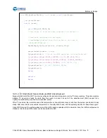 Предварительный просмотр 61 страницы Cypress CYALKIT-E02 Reference Design Kit Manual