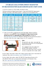 Preview for 2 page of Cypress CYUSB3ACC-004A Quick Start Manual