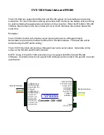 Предварительный просмотр 6 страницы Cypress DataBender CVX-1300 Operation Manual