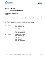 Preview for 180 page of Cypress enCoRe V CY7C643 Series Technical Reference Manual