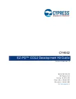 Cypress EZ-PD CCG2 Development Kit Manual preview