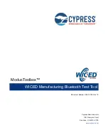 Preview for 1 page of Cypress ModusToolbox Manual