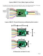 Preview for 4 page of Cypress OSM-CPI Product Manual