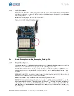 Предварительный просмотр 57 страницы Cypress PSoC 1 CY3210-PSoCEVAL1 Manual