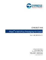 Preview for 1 page of Cypress PSoC 4100S Plus Manual