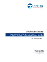 Cypress PSoC CY8CPROTO-063-BLE Quick Start Manual preview