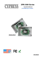 Preview for 1 page of Cypress SPX-5500 Series Operation Manual