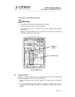 Preview for 3 page of Cypress WPT-800 Series Installation Manual