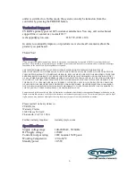 Preview for 6 page of Cyron HTP1502E User Manual