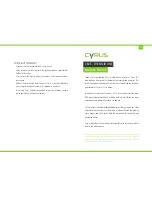 Preview for 1 page of Cyrus CM 5 Manual