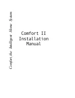 Предварительный просмотр 1 страницы Cytech Comfort I Installation Manual