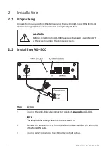 Preview for 4 page of cytiva AD-900 Instructions Manual