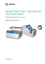 cytiva Sterile Tube Fuser Operating Instructions Manual preview