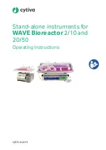 cytiva WAVE Bioreactor 2/10 Operating Instructions Manual preview