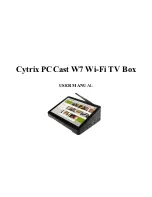 Cytrix PCCast W7 User Manual preview