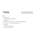 Preview for 4 page of Cytrix PCCast W7 User Manual