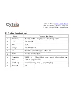 Предварительный просмотр 5 страницы Cytrix PCCast W7 User Manual