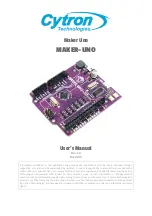 Preview for 1 page of Cytron Technologies Arduino Uno R3 User Manual