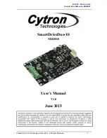 Cytron Technologies MDDS10 User Manual предпросмотр