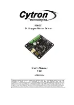 Предварительный просмотр 1 страницы Cytron SD02C User Manual