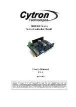 Cytron SHIELD-Servo User Manual preview