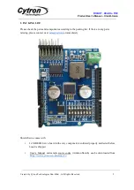 Preview for 6 page of Cytron SHIELD-Servo User Manual