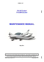 Czech Aircraft CRUISER AIRCRAFT PS-28 Cruiser 2021 Maintenance Manual preview