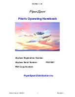 czech sport aircraft Piper Sport Pilot Operating Handbook preview